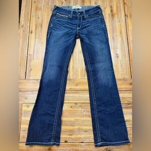 Ariat Women's Dark Blue Rodeo Bootcut Jeans. Size 30L